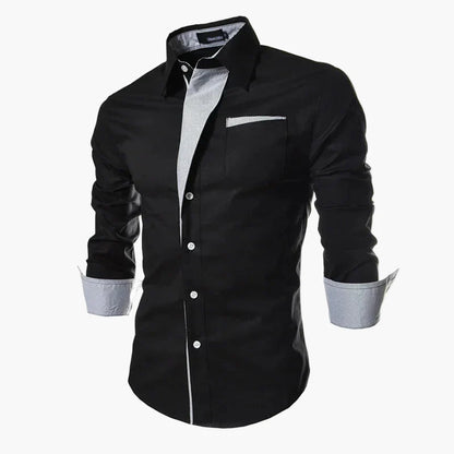 Men's Business Casual Shirt Modern Slim Fit – Stylish Shirt for Office and Everyday Use