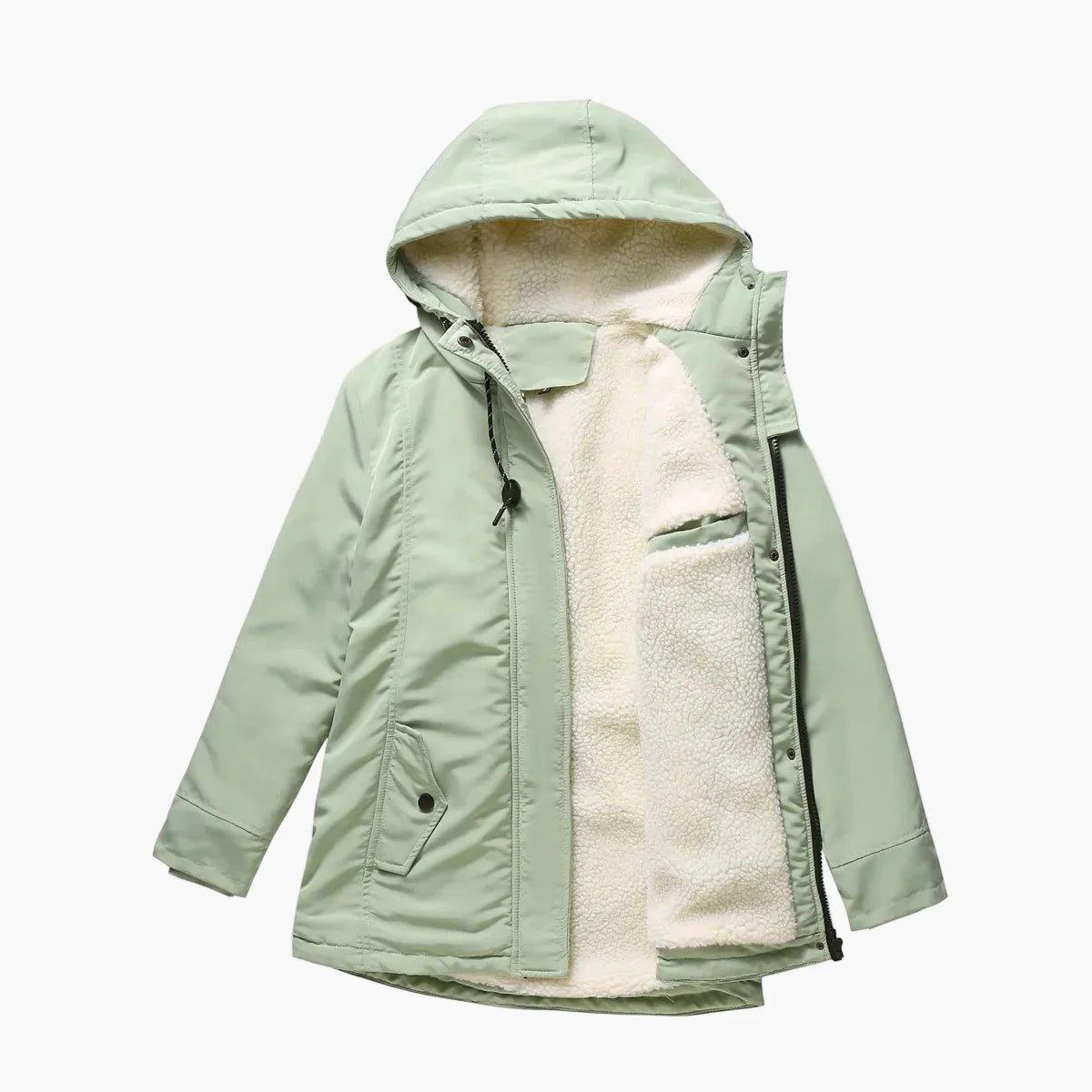 Women's winter jacket with hood – fashionable warm casual jacket for autumn and winter