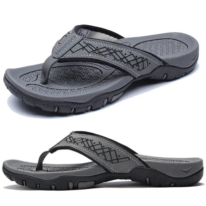 Herren Sportliche Zehentrenner Sandalen mit Fußgewölbestütze – Outdoor & Alltag Flip Flops