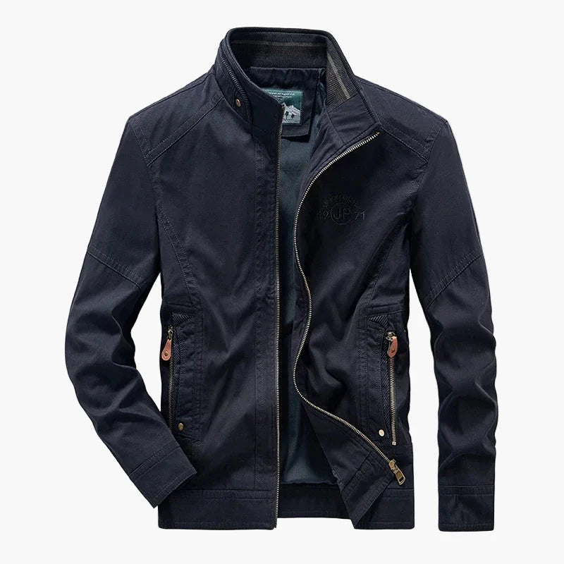 Men's casual jacket with stand-up collar – stylish transitional jacket for everyday and business