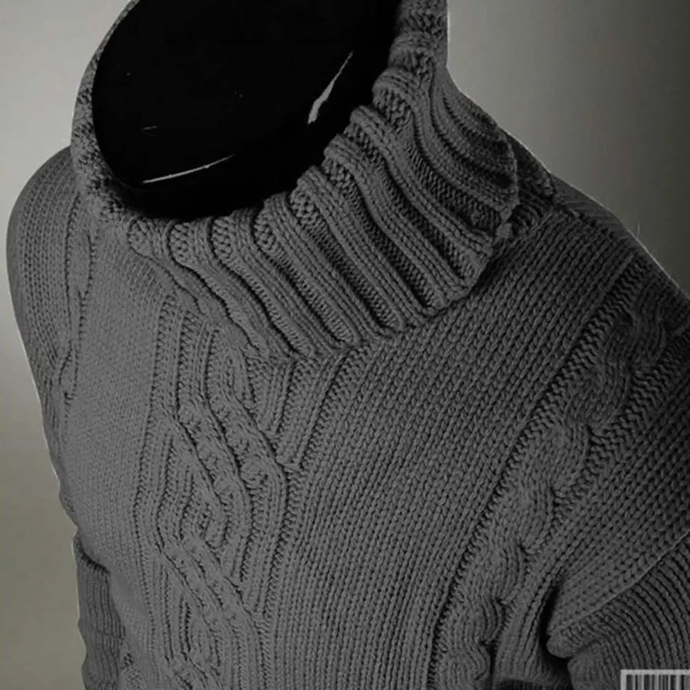 Percy – Warmer Herrenstrickpullover mit Rollkragen