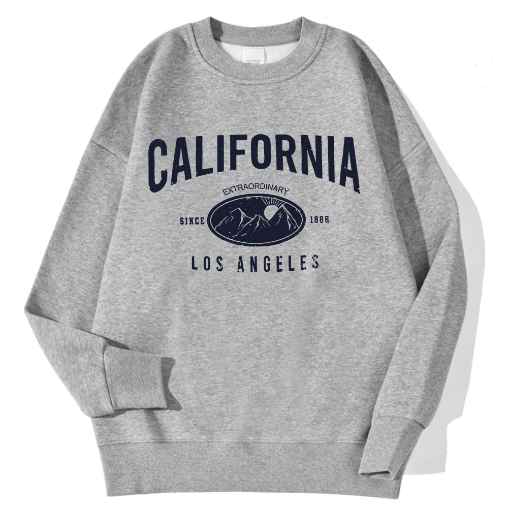 Unisex Sweatshirt Rundhals mit Print – Diverse Farben