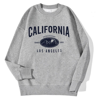 Unisex Sweatshirt Rundhals mit Print – Diverse Farben