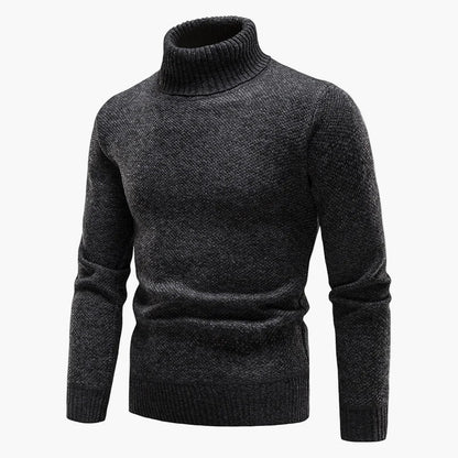 Men's turtleneck sweater knitwear winter comfort casual
