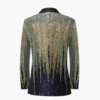 Men's Tuxedo Jacket – Sparkling, Modern, For Stage and Events, Extravagant Design