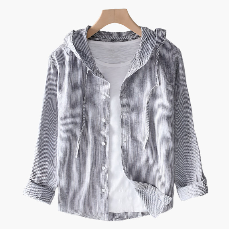 Women's Hoodie Blouse – Casual Long-Sleeve Blouse for Everyday, Office & Leisure