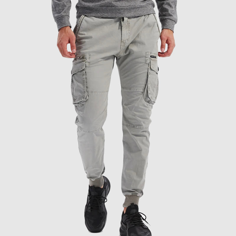 Men's Tactical Work Pants – Streetwear Cargo Trousers with Side Pockets for Everyday and Outdoor Use