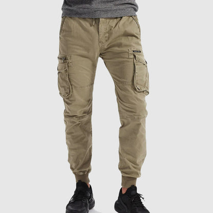 Men's Tactical Work Pants – Streetwear Cargo Trousers with Side Pockets for Everyday and Outdoor Use