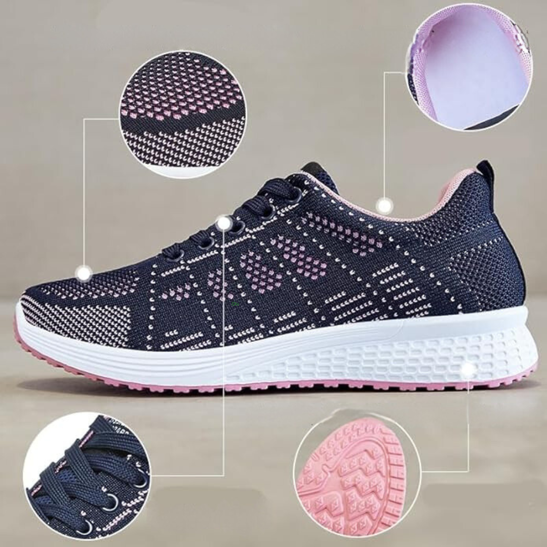 Damen Freizeitsneaker Atmungsaktiv – Sportliche Mesh-Schuhe für Alltag und Training