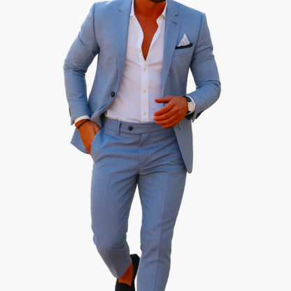 Men's Slim Fit Suit Modern Business & Party 2-piece for Summer and Event