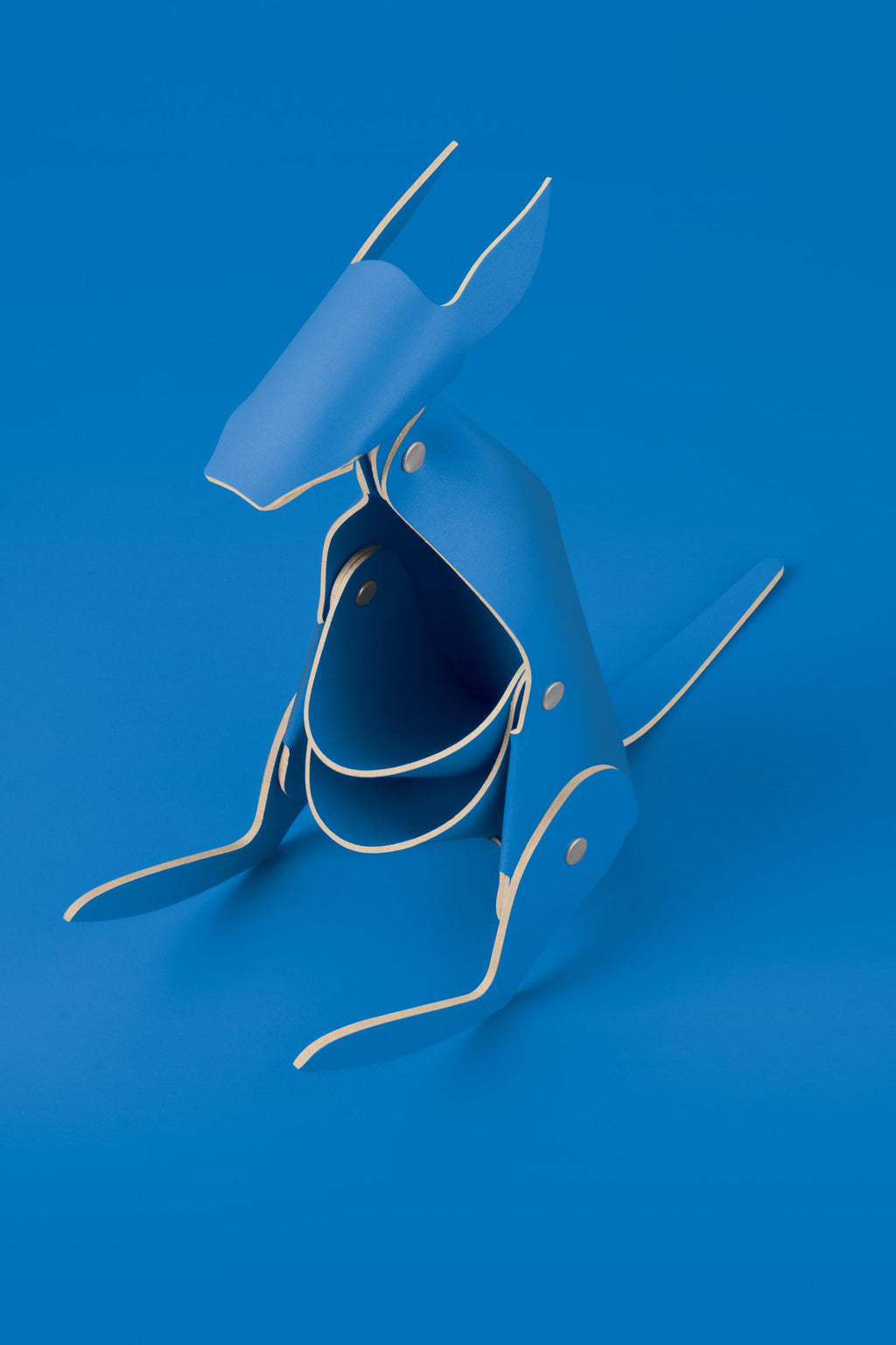 Bureau-organizer kangoeroe kunststof, model Amigos, blauw, voor pennen, notities en paperclips