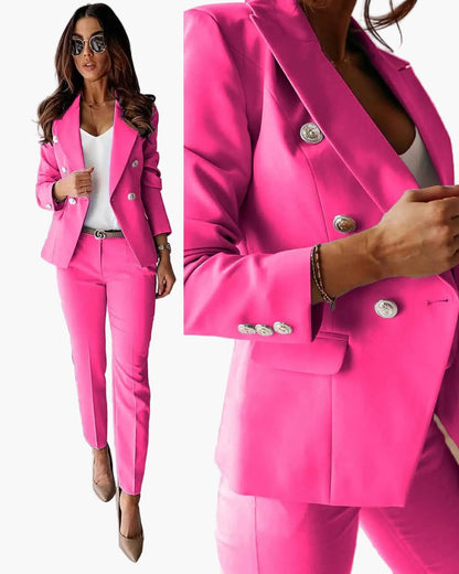 Damen Business Anzug Set – Moderner Blazer & Hose für Büro und elegante Anlässe