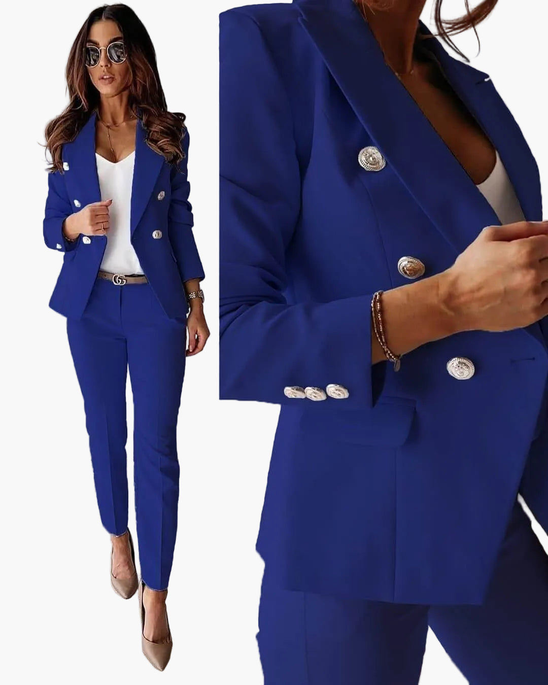 Damen Business Anzug Set – Moderner Blazer & Hose für Büro und elegante Anlässe