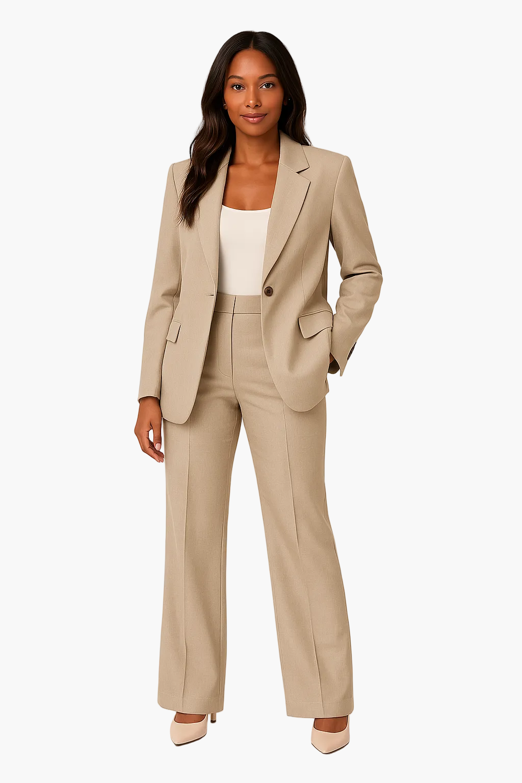 Damen Business Anzug Set – Moderner Blazer & Hose für Büro und formelle Anlässe