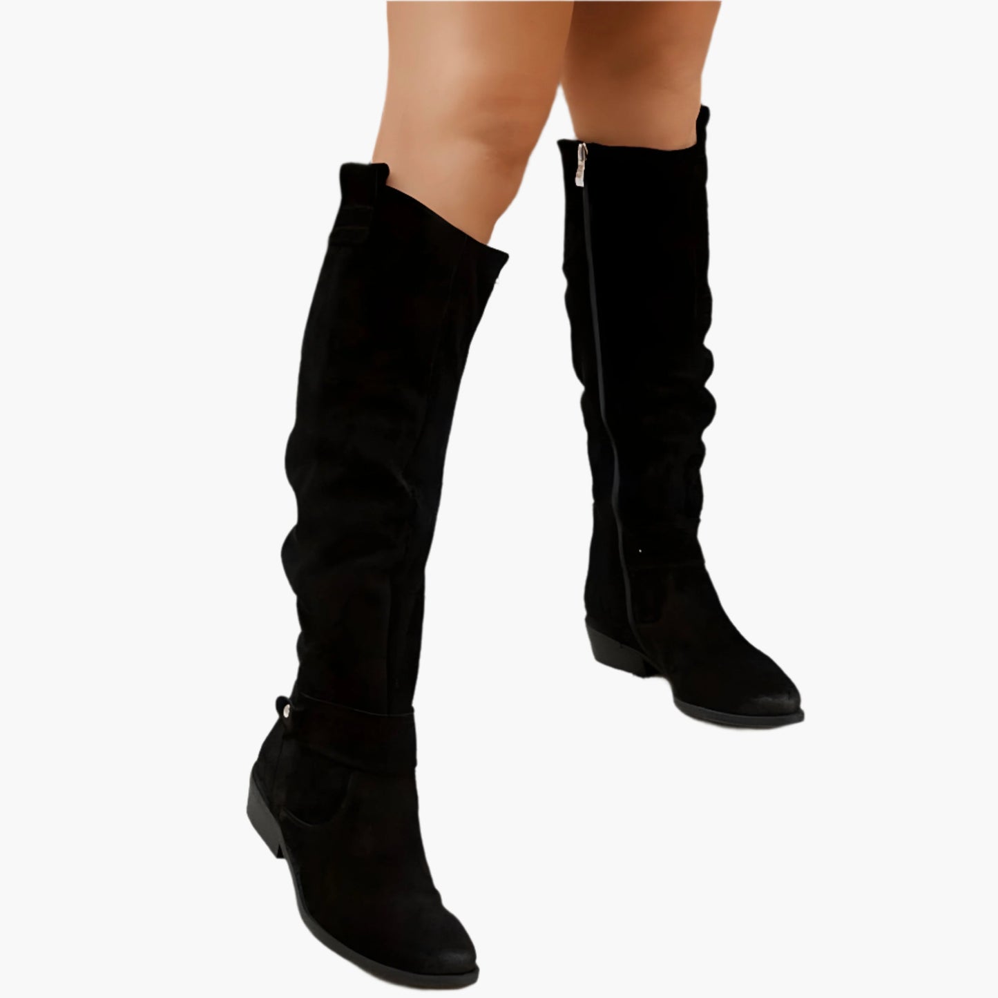 Women's Knee-High Riding Boots – Elegant Classic for Everyday and Office