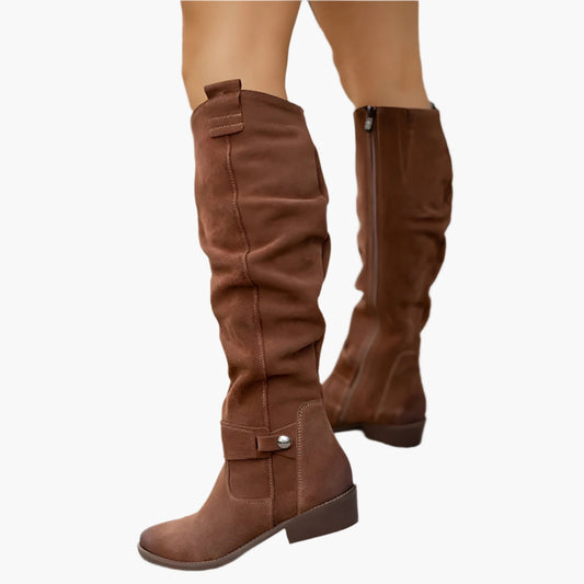 Women's Knee-High Riding Boots – Elegant Classic for Everyday and Office