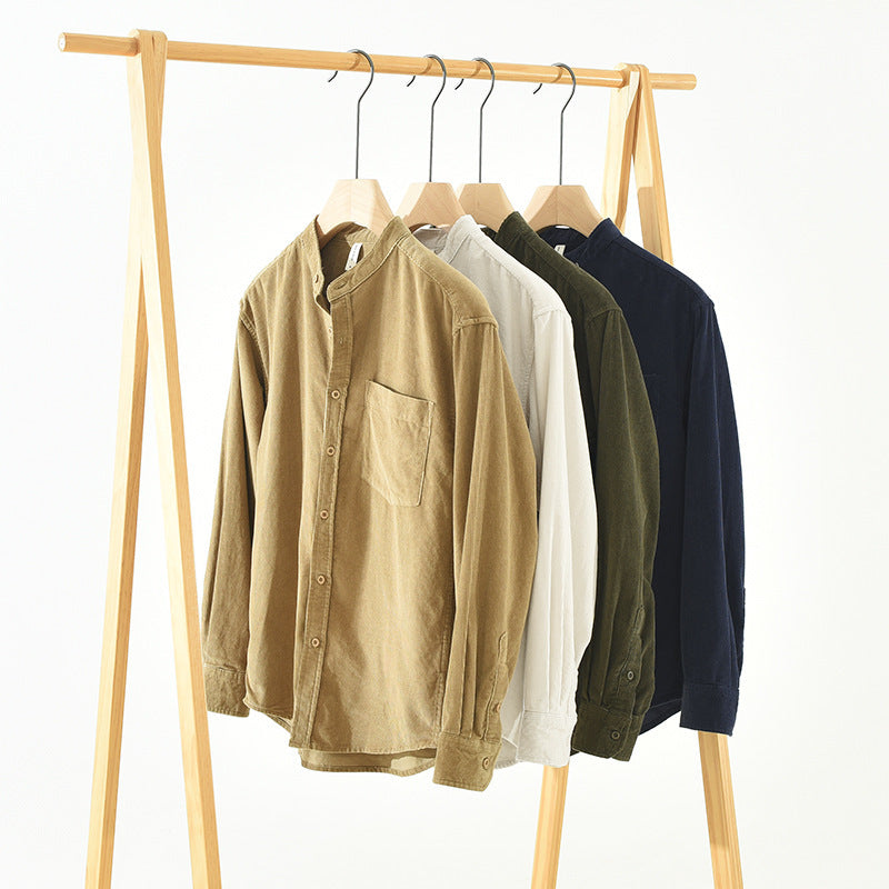 Geoff – Casual Corduroy Shirt for Men
