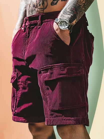 Men's Cargo Shorts with Pockets – Casual Street Style for Everyday and Leisure