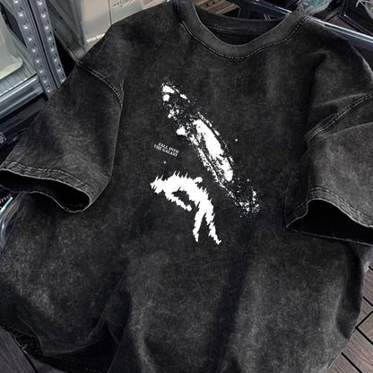 Men's Oversize Streetwear T-Shirt with Print – Casual Summer Look