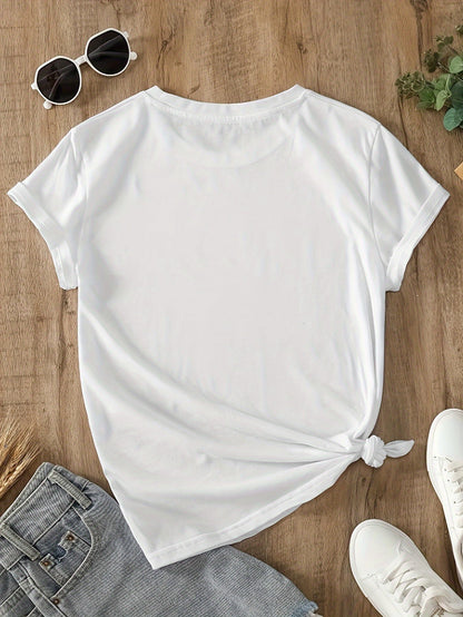 Women's T-Shirt with Saying NOPE Not Today – Funny Casual Shirt, Loose Fit, Trendy Statement Design
