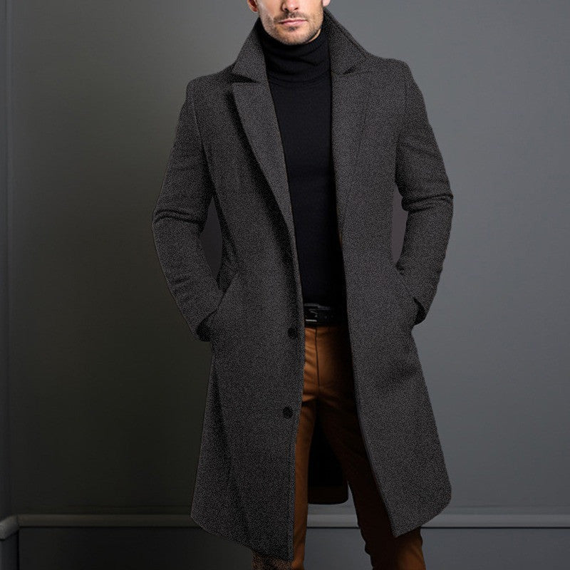 Barry – Men's coat in mid-length
