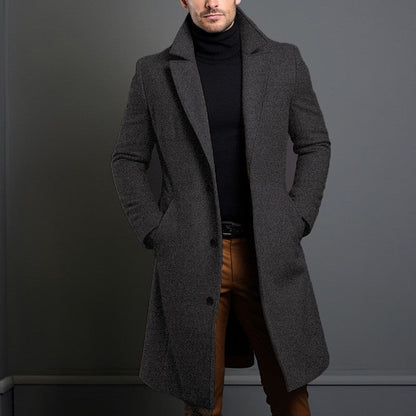 Barry – Men's coat in mid-length