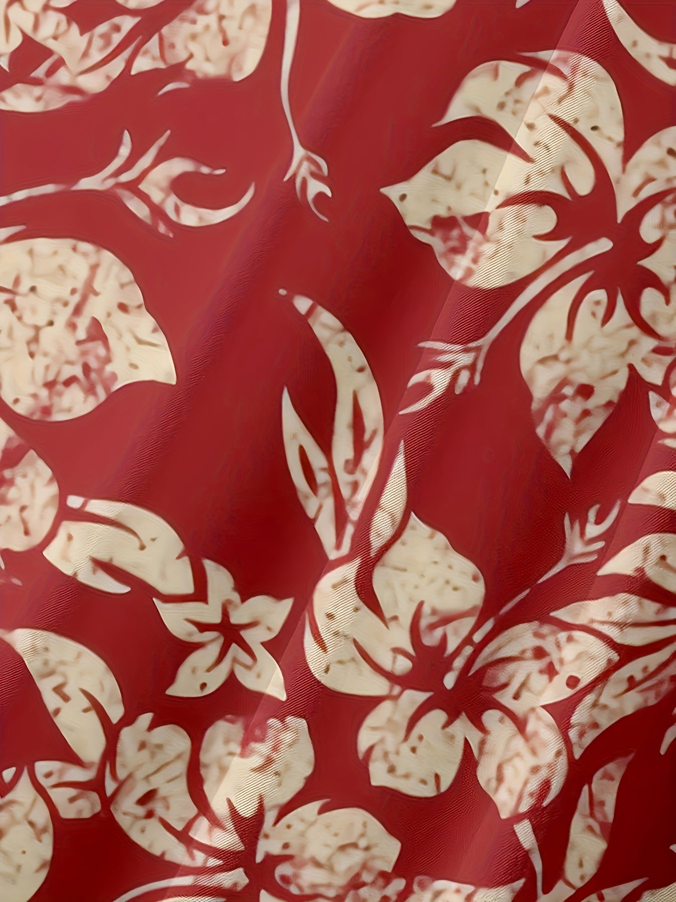 Herren Vintage Aloha Hemd mit Blumenmuster – Sommer Freizeit Kurzarmhemd