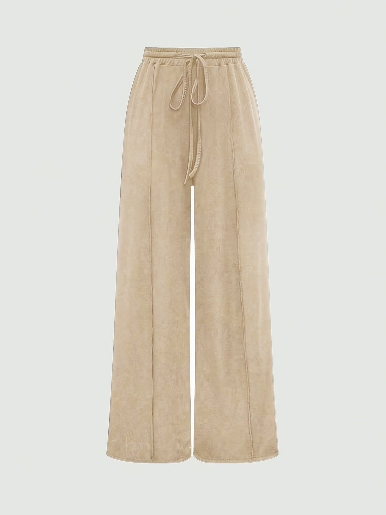Women's One-Piece Set with Square Neck Bodysuit and Wide Pants, Casual & Everyday