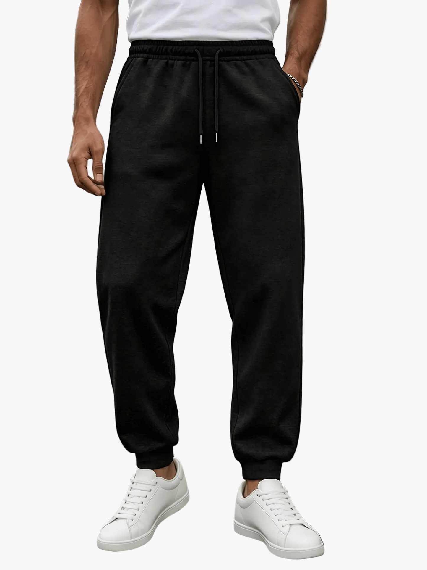 Herren Jogginghose für Freizeit und Sport – Bequemer Straight-Leg Schnitt mit Taschen
