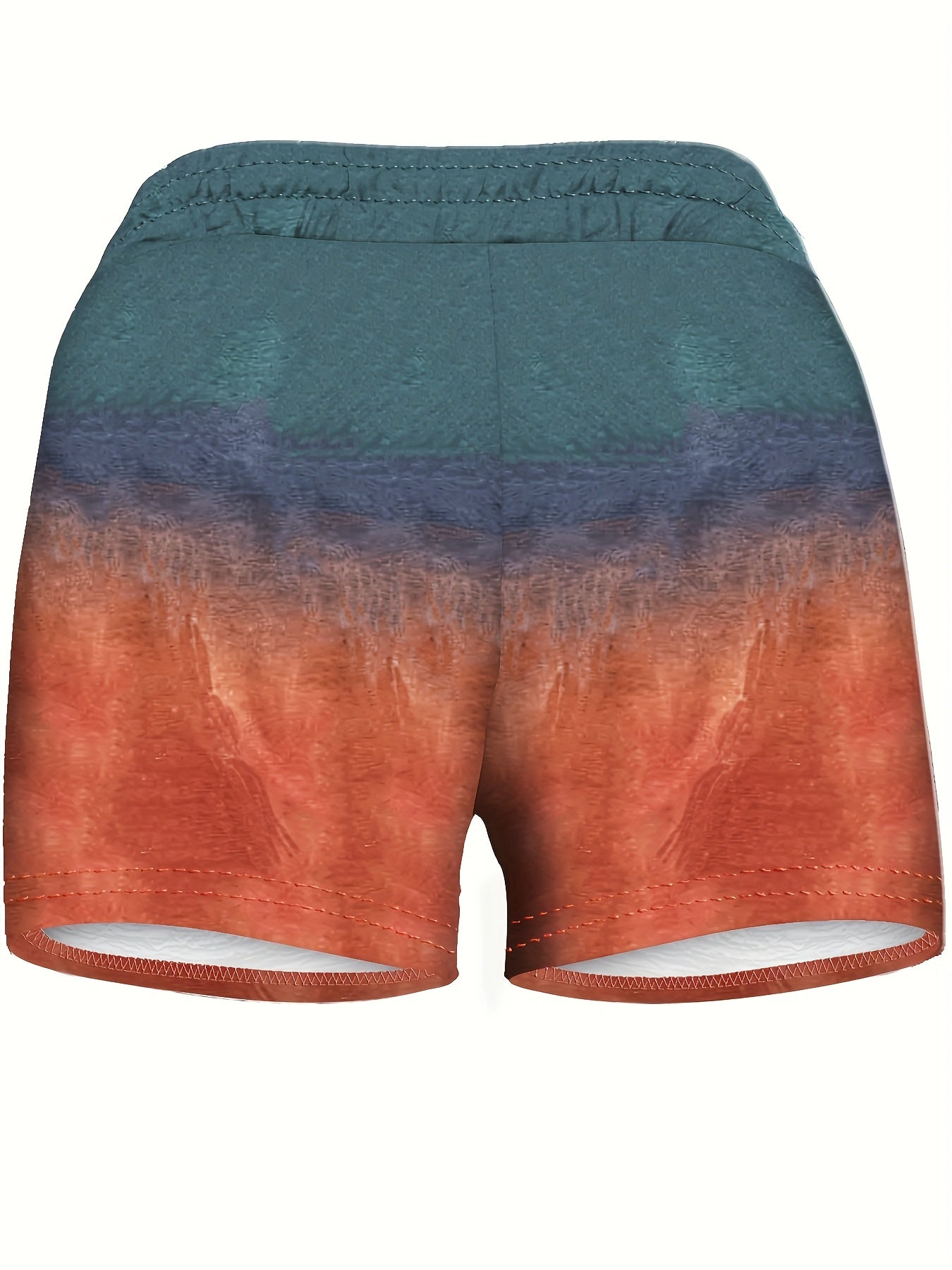 Women's casual shorts with palm tree print and "DAY DRINKIN'" statement for summer & vacation
