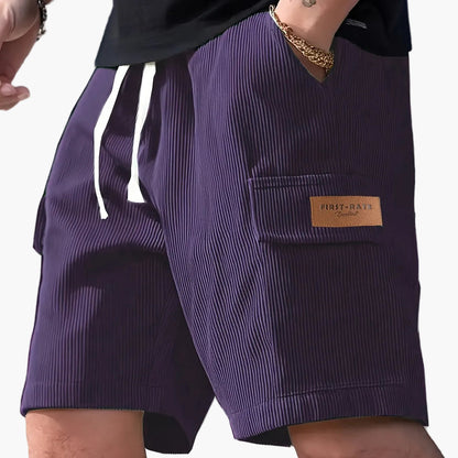 Men's Casual Shorts with Drawstring and Side Pocket – Modern Summer Bermudas for Everyday and Vacation