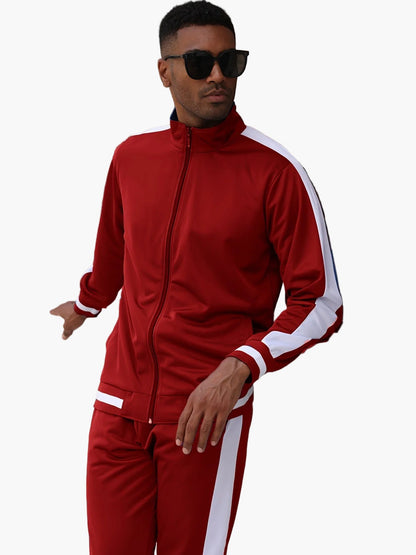 Herren Trainingsanzug Sport Freizeit Set – Modernes Design, Komfort für Alltag & Fitness