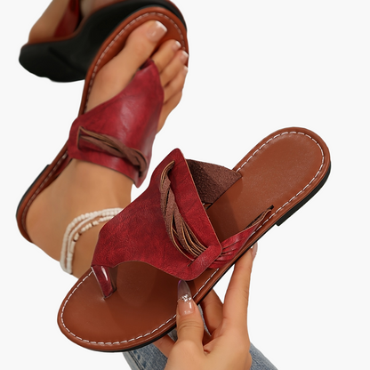 Women's Toe Separator Sandals – Fashionable Summer Shoes for Leisure & Vacation