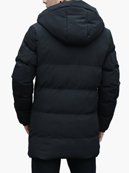 Herren Winter Steppjacke mit Kapuze – Modisch & Alltagstauglich