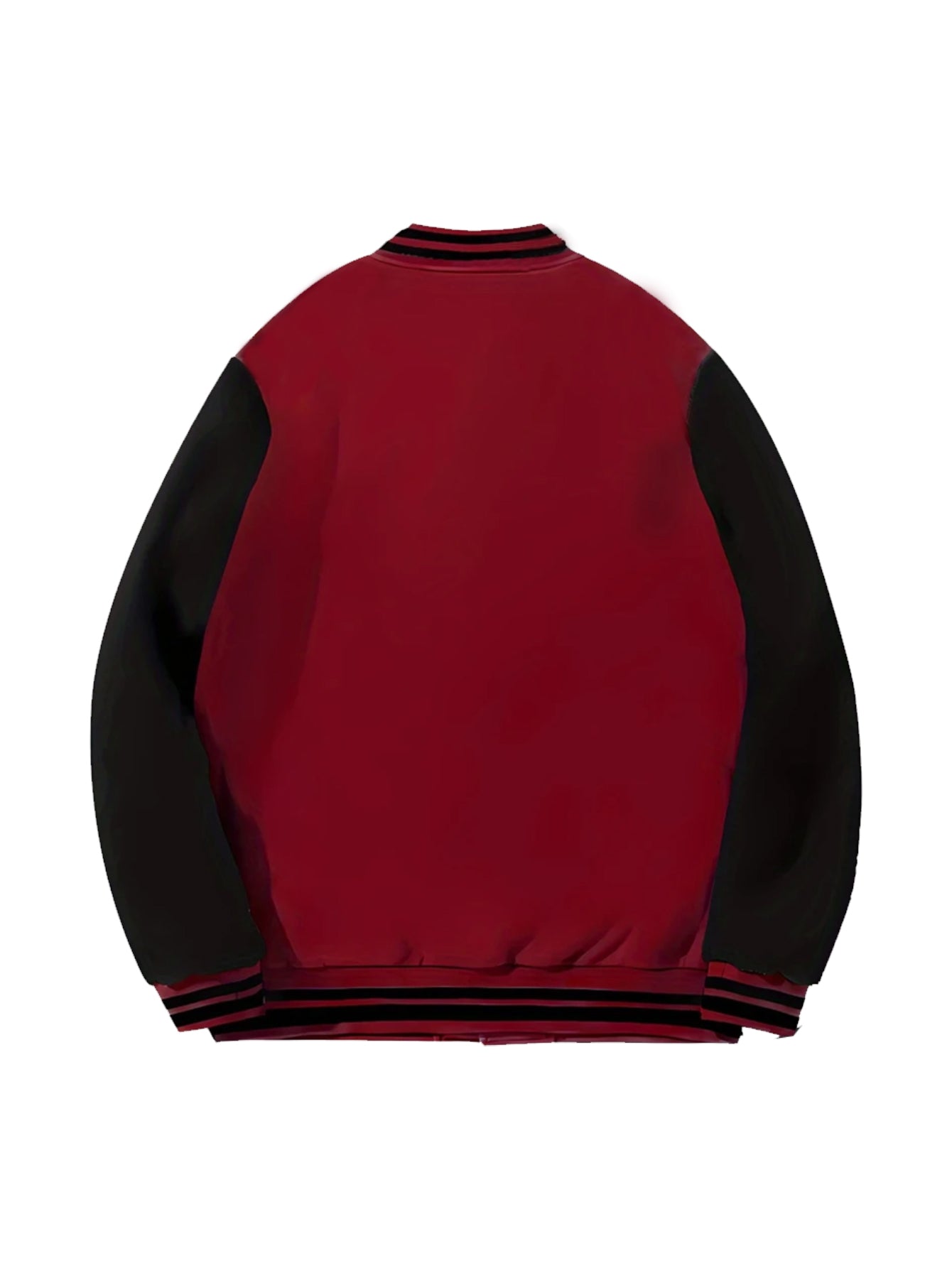 Unisex tracksuit set with baseball jacket and jogging pants, college-style streetwear