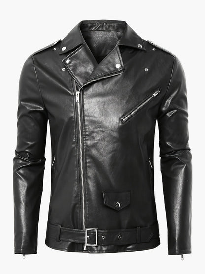 Men's Biker Jacket in Vintage Style – Perfect Jacket for Leisure & Streetwear