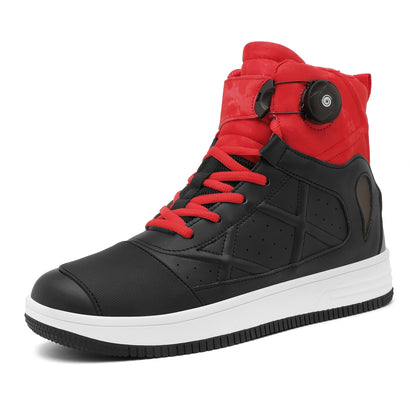 Unisex high-top sneaker, black, with twist closure