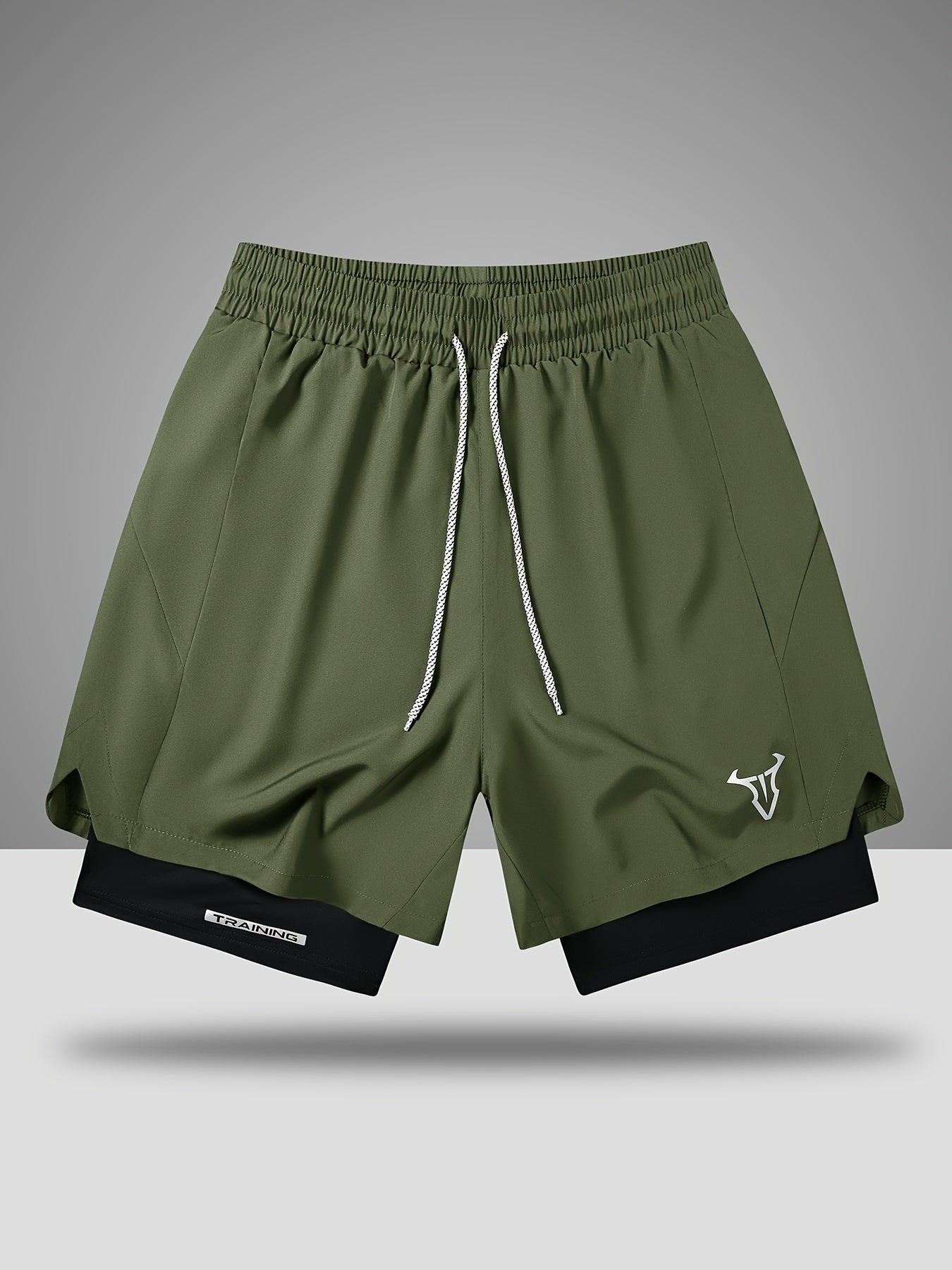 Herren Trainingsshorts Sport Fitness mit elastischem Bund und Kordelzug