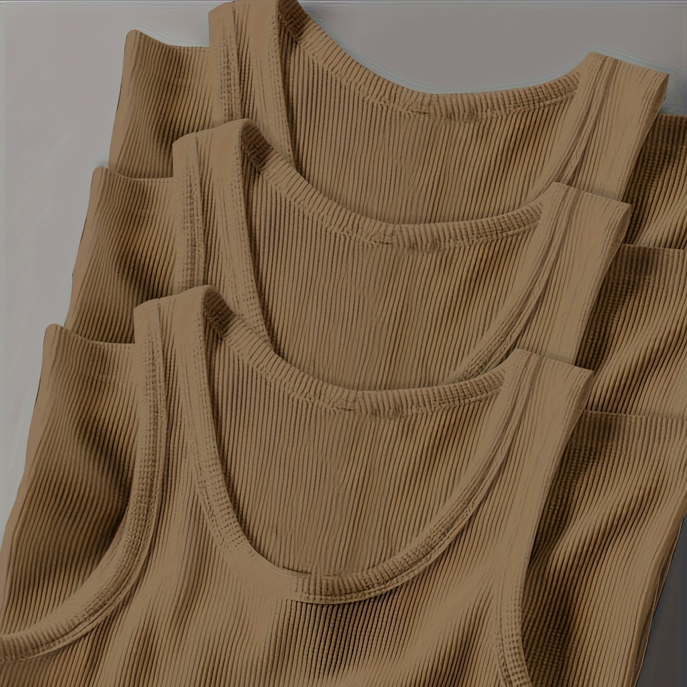 Men's Sporty Ribbed Tank Top – Modern Training and Casual Top