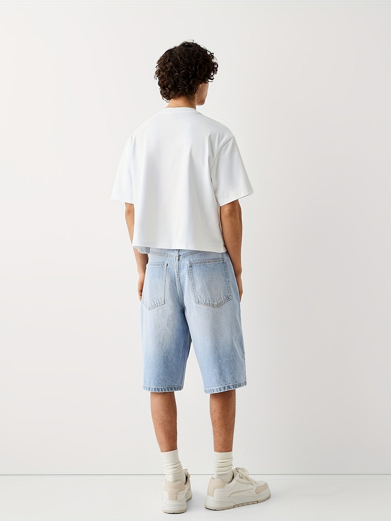 Men's Relaxed Fit Denim Bermuda Shorts – Casual Jeans Shorts in Urban Style