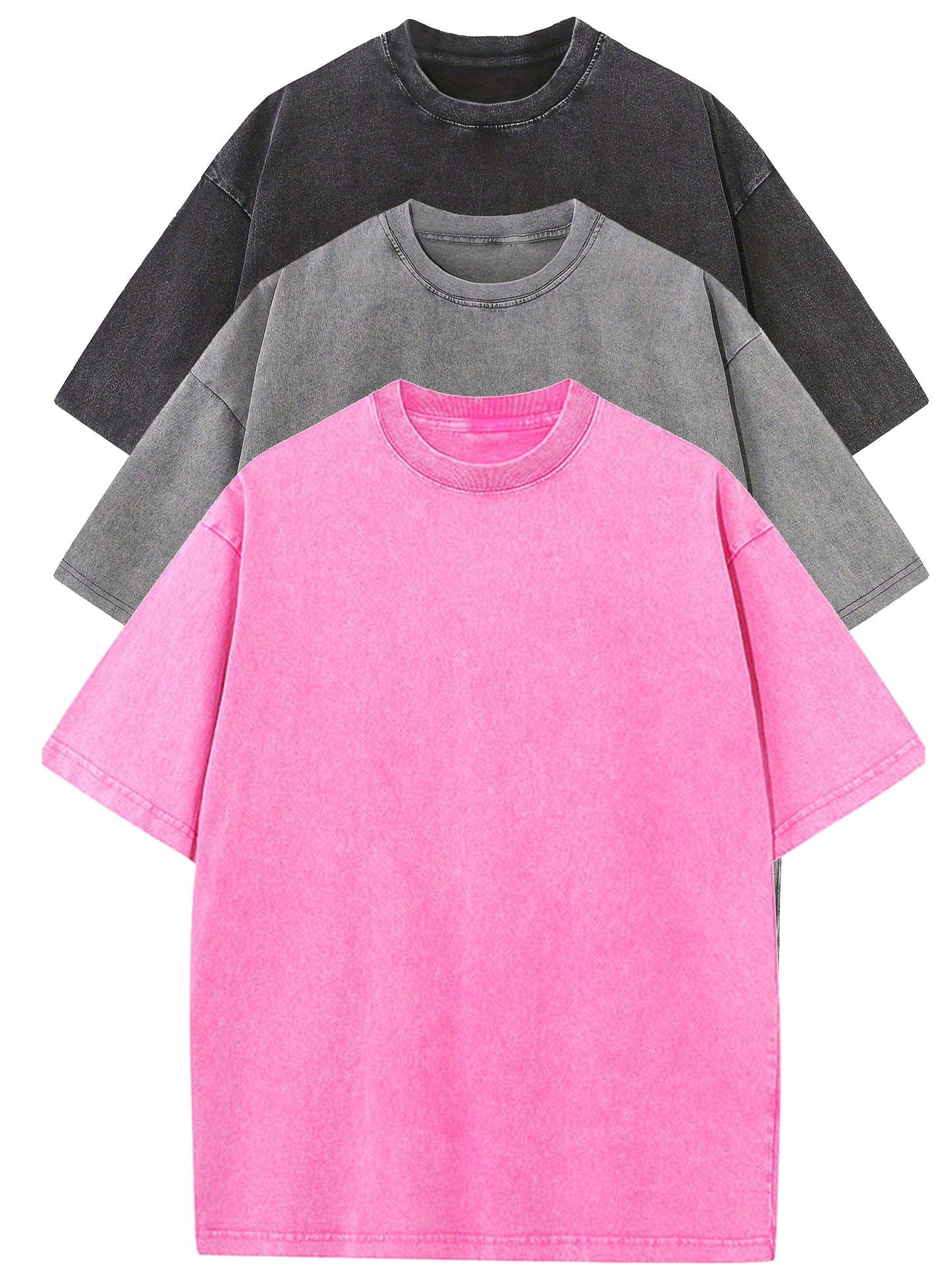 Herren Oversize T-Shirt 3er Pack – Trendiges Streetwear Basic für Freizeit & Alltag