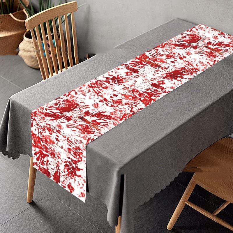 Halloween table runner for spooky table decoration – perfect for Halloween parties and spooky atmosphere