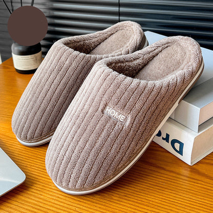 Emma – Simple women's slippers made of warm plush for winter