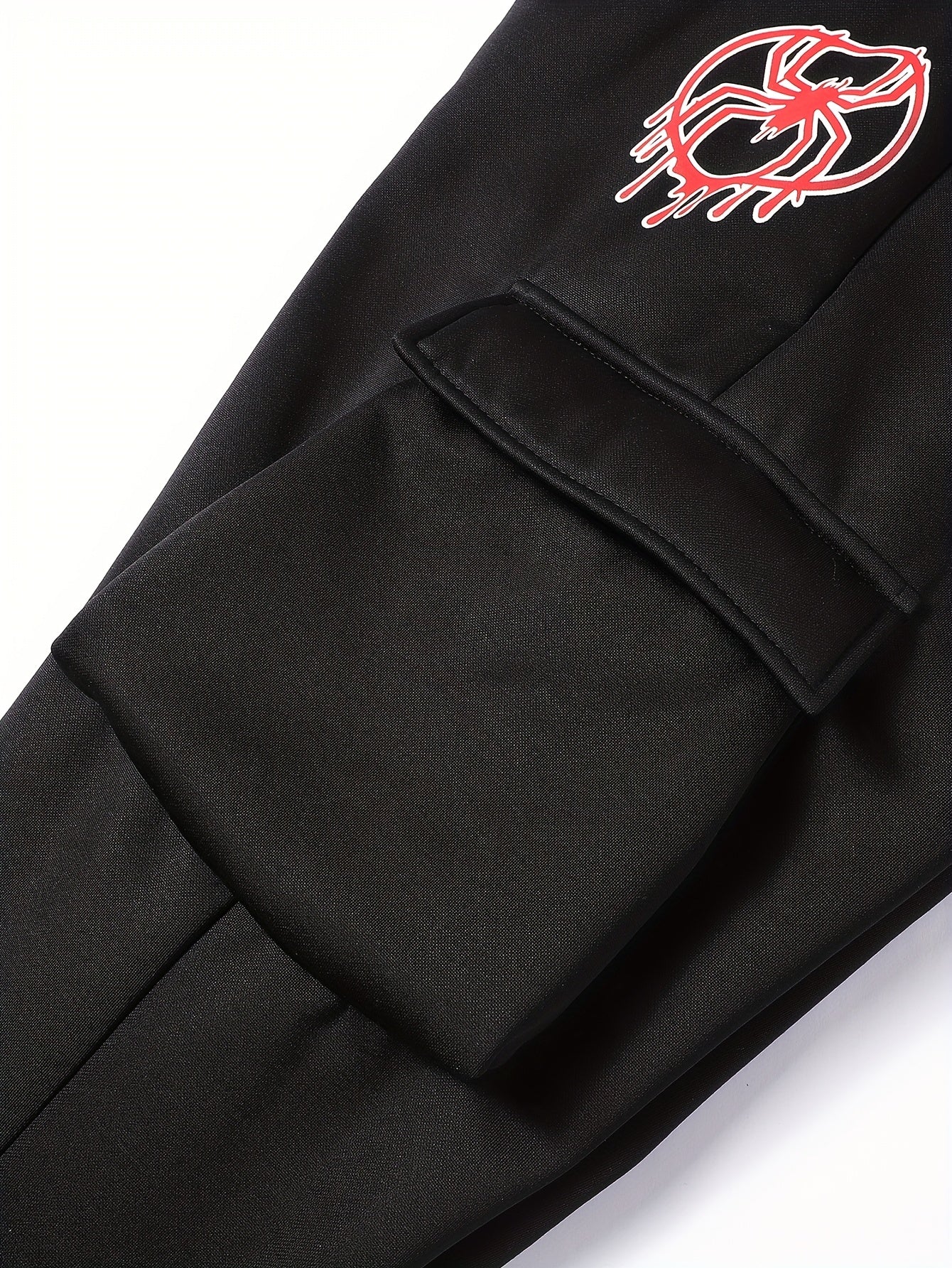 Unisex Trainingsanzug mit Kapuzenjacke und Balaclava-Design, Cargohose