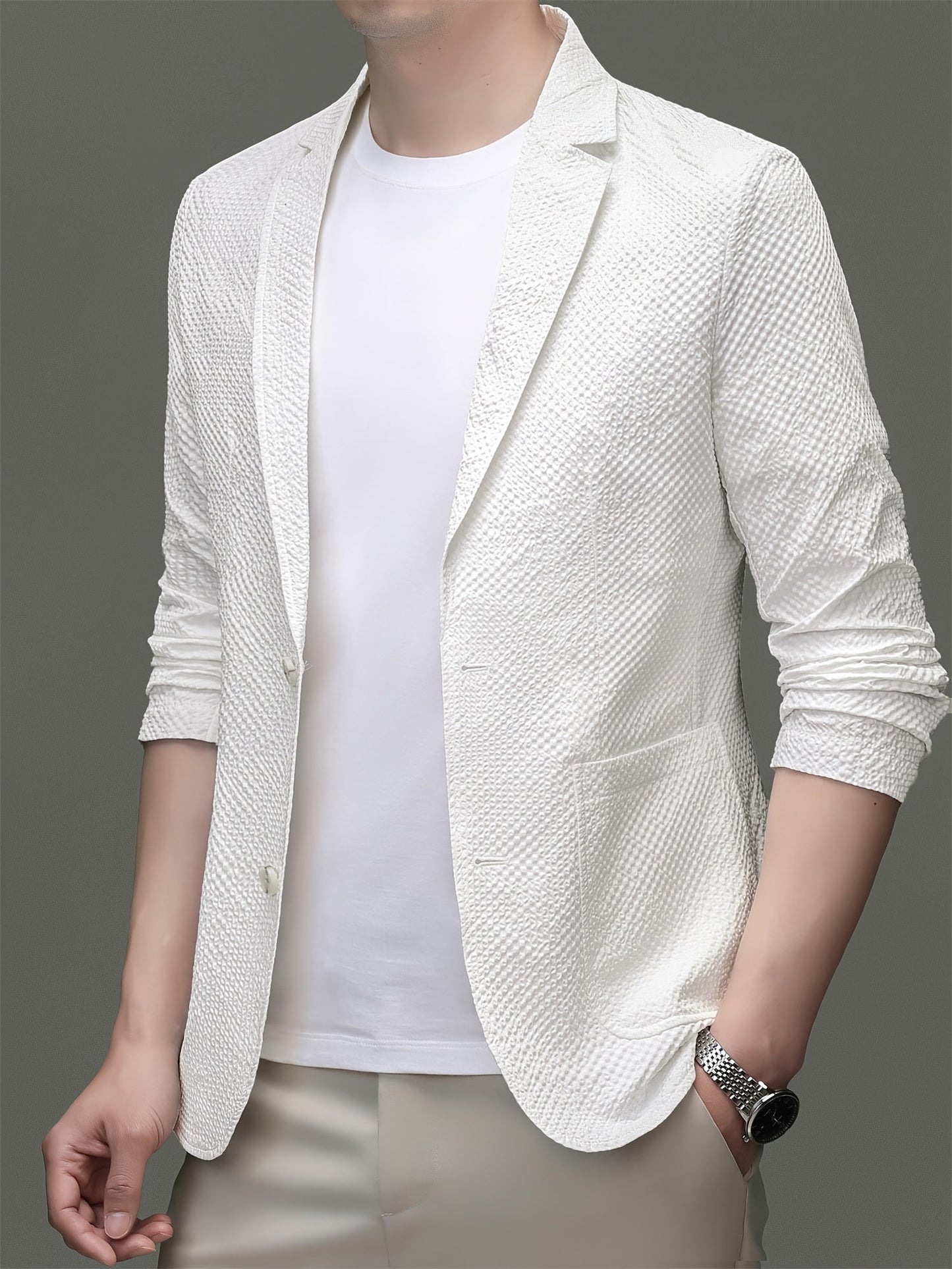 Men's Casual Blazer Modern Look for Spring and Summer – Business & Leisure Jacket