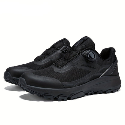 Men's hiking and trekking shoes with a twist-lock closure, non-slip outdoor sports shoes