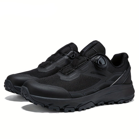 Men's hiking and trekking shoes with a twist-lock closure, non-slip outdoor sports shoes