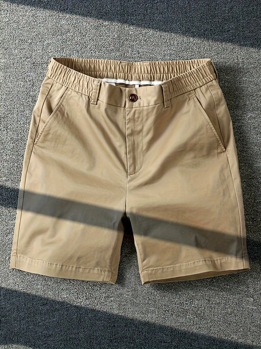 Herren Freizeitshorts mit elastischem Bund und klassischem Schnitt – Perfekt für Alltag und Urlaub