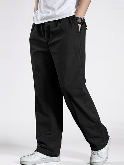 Herren Freizeithose mit Kordelzug, locker geschnitten, vielseitig für Alltag und Sport