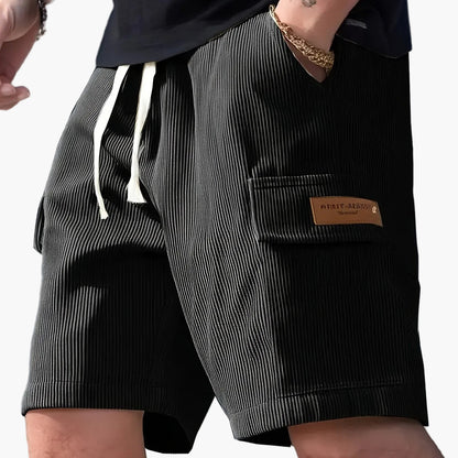 Men's Casual Shorts with Drawstring and Side Pocket – Modern Summer Bermudas for Everyday and Vacation